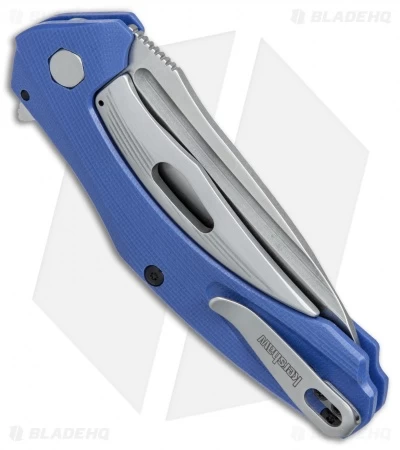 Kershaw Natrix A/O Sub-Frame Lock Knife Blue G-10 (3.25" Stonewash) 7007BLU - Image 2