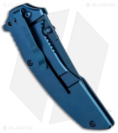 Kershaw Outright A/O Frame Lock Knife Blue/Black G-10 (3" Blue) 8320 - Image 3
