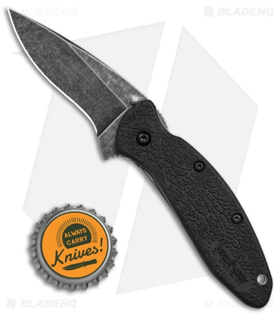Kershaw Scallion Assisted Opening Knife Black (2.25" Blackwash) - Image 4
