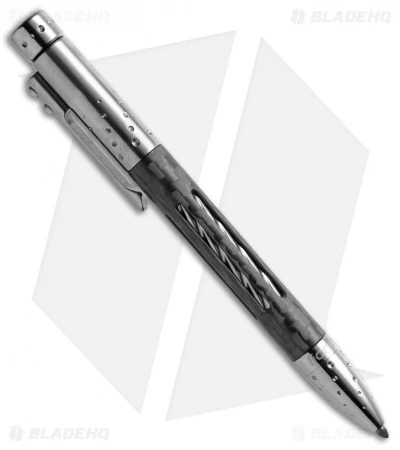 Lionsteel Nyala Titanium/Carbon Fiber Pen (Gray Shine) NY-FC-GYS - Image 2