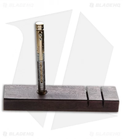 Lionsteel Nyala Titanium/Damascus Pen (Black Matte) - Image 2