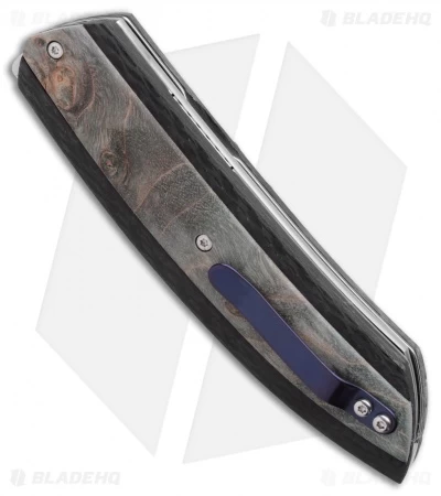 Maserin AM5 Liner Lock Knife Green Maple Carbon Fiber (3.25 Satin) 375RV - Image 3