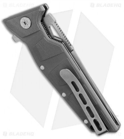 Maserin Artiglio Tanto Knife Steel/Dark Gray G10 (3.75" Stonewash) 420G10S - Image 3