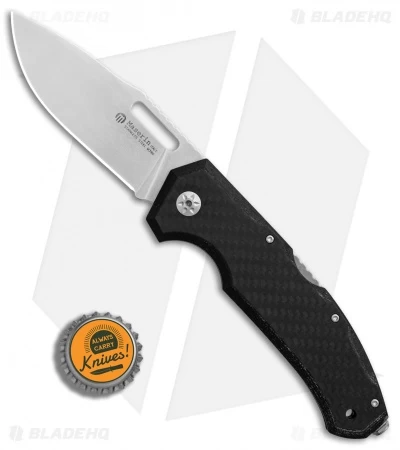 Maserin Nimrod Lockback Knife Carbon Fiber (3.5" Stonewash) 480CN - Image 4