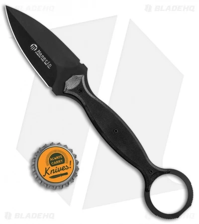 Maserin 922 Neck Line Karambit Fixed Blade Knife Black G-10 (2.6" Black) - Image 4