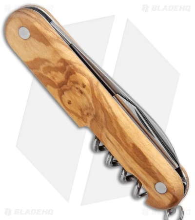 Mercury 4-in-1 Multi-Purpose Knife Olive Wood (3" Polish) 913-3LC - Image 3