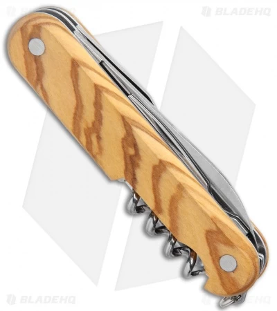 Mercury 7-in-1 Multi-Purpose Penknife Olive Wood (3" Polish) 913-6LC - Image 3