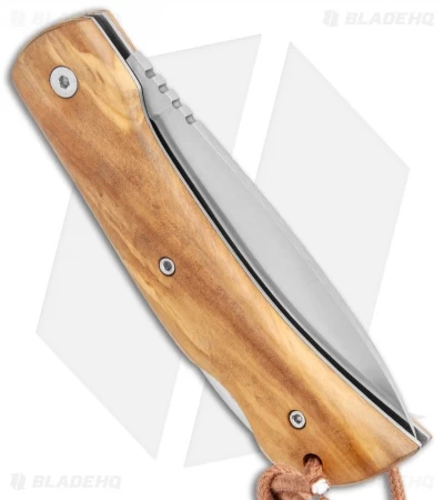 Nieto Campana Pocket Lockback Knife Olive Wood (3.25" Satin) - Image 3