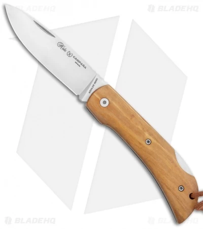 Nieto Campana Pocket Lockback Knife Olive Wood (3.25" Satin)