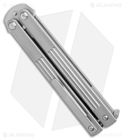 Prometheus SPD Invictus-Balisong Titanium (3.75" Bead Blast/Satin) - Image 3
