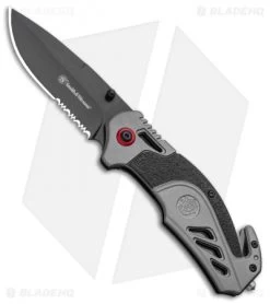 S&W S.A. Thumb Stud Spring Assisted Knife Aluminum (3.25" Black)