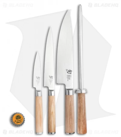 Shun Classic Blonde 5-Piece Starter Block Set Pakkawood - Image 14