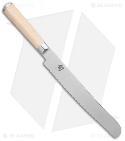 Shun Classic Blonde 9" Bread Kitchen Knife Pakkawood - Image 2