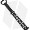The Bartender "Bottle-Fly" Butterfly Knife Bottle Opener (Black)