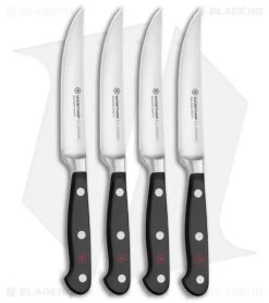 Wusthof Classic 4-Piece Steak Kitchen Knife Set
