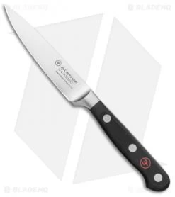 Wusthof Classic 4" Paring Kitchen Knife Black Polymer