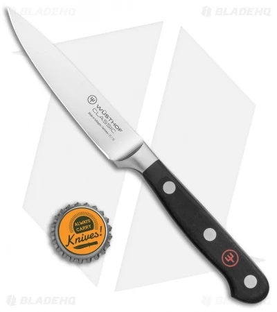 Wusthof Classic 4" Paring Kitchen Knife Black Polymer - Image 4