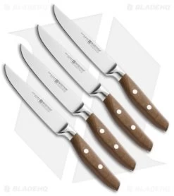 Wusthof Epicure 4-Piece Steak Knife Set Composite Wood