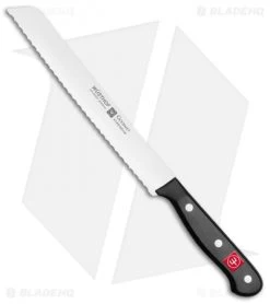 Wusthof Gourmet Bread Knife Black (8" Satin Serrated)