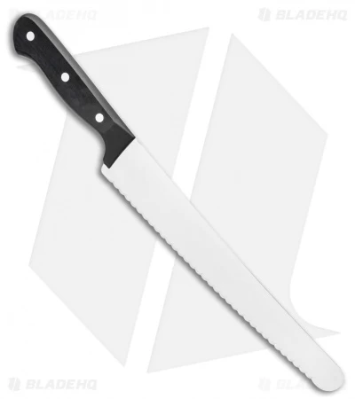 Wusthof Gourmet Super Slicer Knife Black (10" Satin) - Image 2