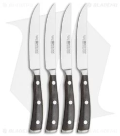 Wusthof Ikon 4-Piece Steak Knife Set W/ Walnut Chest