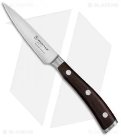 Wusthof Ikon 3.5" Paring Kitchen Knife Grenadill Wood