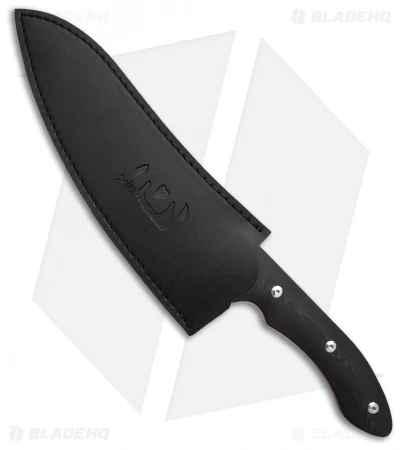 Xin Cutlery XinCross 8" Tactical Chef Knife Carbon Fiber (Stonewash) - Image 4