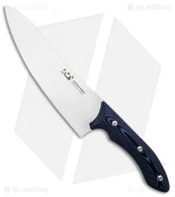 Xin Cutlery XinCross 8" Tactical Chef Knife Black/Blue G-10 (Satin)