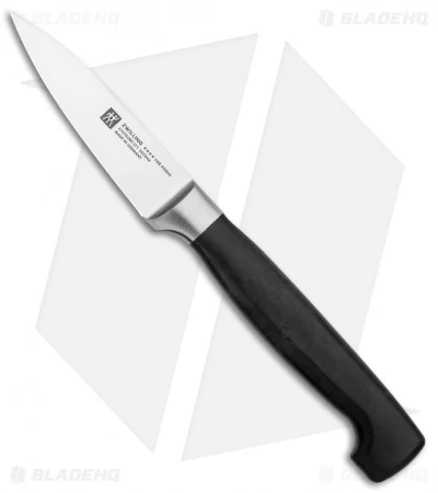 Zwilling Four Star 3" Paring Kitchen Knife Black Polymer