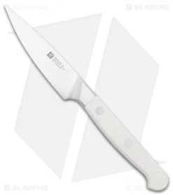 Zwilling Pro Le Blanc 4" Paring Kitchen Knife White Three Pin