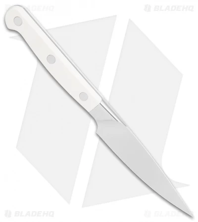 Zwilling Pro Le Blanc 4" Paring Kitchen Knife White Three Pin - Image 2