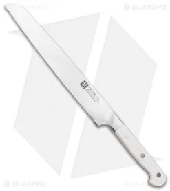 Zwilling Pro Le Blanc 9" Bread Kitchen Knife Z15 Serration White Three Pin