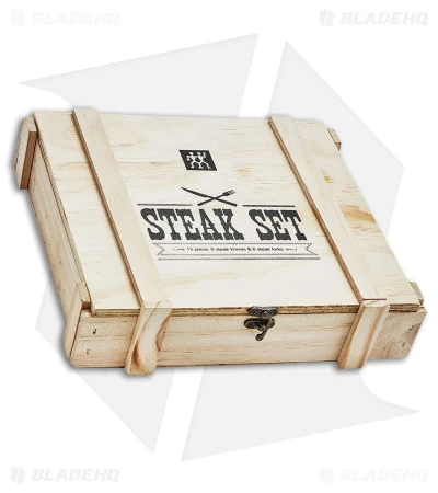 Zwilling Steak Dinner 12-Piece Set W/ Wooden Crate - Image 2