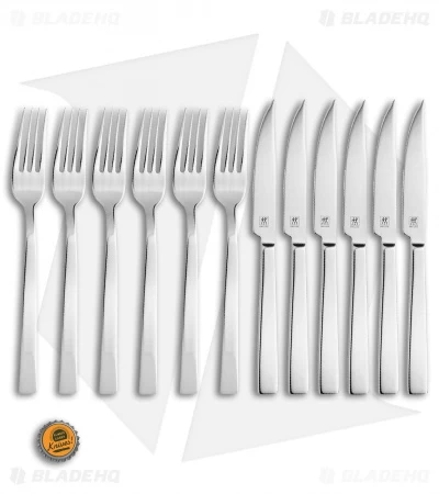 Zwilling Steak Dinner 12-Piece Set W/ Wooden Crate - Image 9