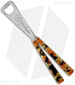 BB Barfly Bottle Opener Butterfly Trainer (Orange Camo)