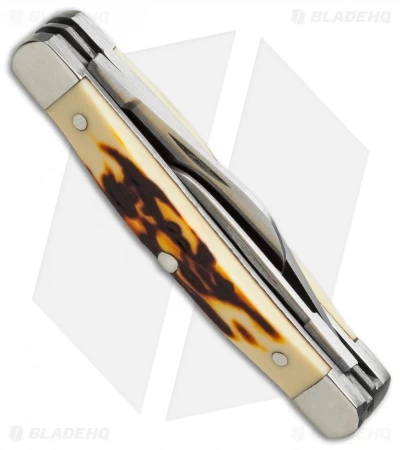 Bear & Son Small Stockman Knife Sim Stag (2.12" Satin) SD33 - Image 2