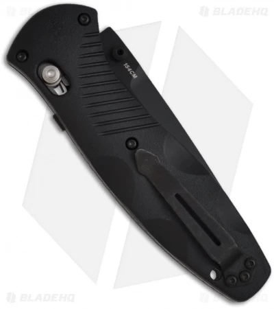 Benchmade 580SBK Barrage Spring Assist Axis Lock (3.6" Black Serr) - Image 2