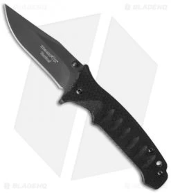 BlackFox Tactical 114T Clip Point Spring Assisted Knife (2.875" Gray)