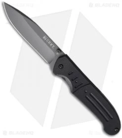 CRKT Ignitor T Spring Assisted Knife W/ Black G10 (3.38" Gray Plain) 6860