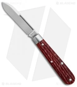 GEC #14 Tidoute Boy's Knife 2.325" Red Jigged Bone 142116