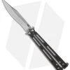 Hom Design Basilisk-R Balisong Butterfly Knife Carbon Fiber (4.6" Bead Blast)