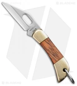 Maserin Mignon Miniature Slip Joint Knife Wood (0.69" Satin) 698/T
