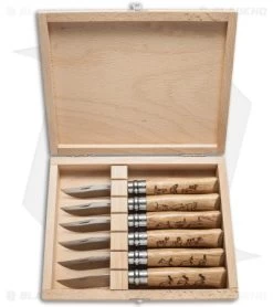 Opinel Nature Series No. 8 Stainless Steel Knife Collector Set (3.25" Satin)