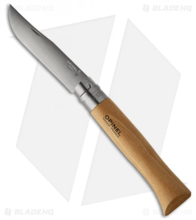 Opinel Knives Stainless Steel Folding Knife Beechwood Handles (Set Of 10) - Image 2