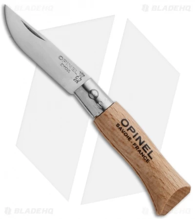 Opinel Knives Stainless Steel Folding Knife Beechwood Handles (Set Of 10) - Image 11