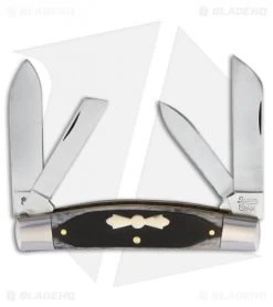Queen Cutlery Queen City Congress Traditional Pocket Knife 3.25" Black Bone 32QC