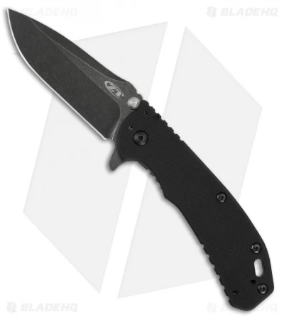 Zero Tolerance Hinderer 0566BW Assisted Opening Knife G-10 (3.25" BlackWash) ZT